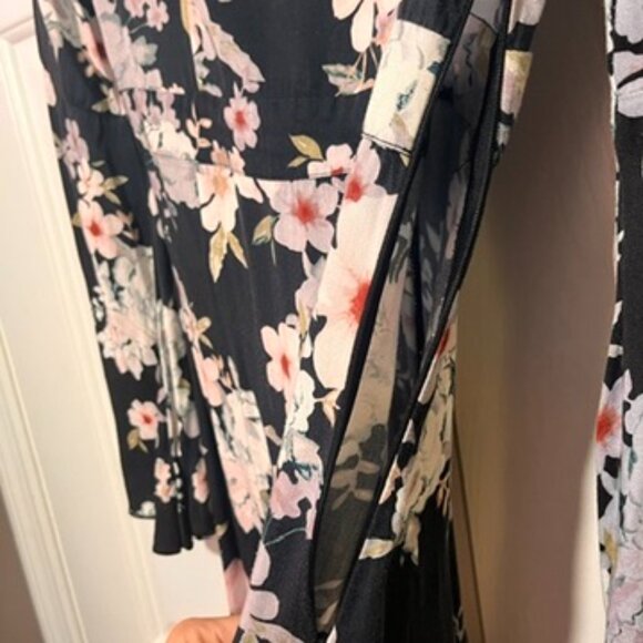 Mystic Nights Midnight Blue Print Midi Dress - Picture 5 of 6